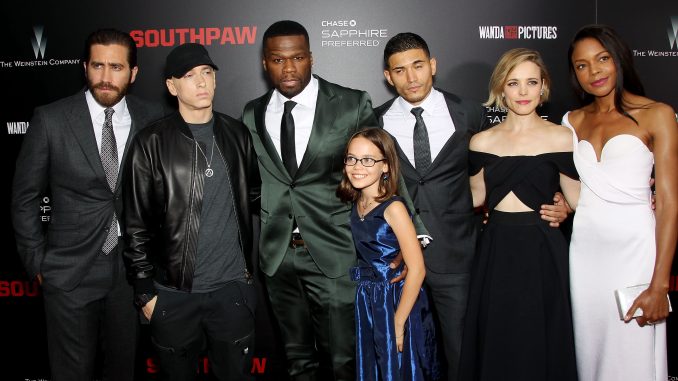 Southpaw starring Jay Gyllenhaal premieres in New York Southpaw starring Jay Gyllenhaal premieres in New York